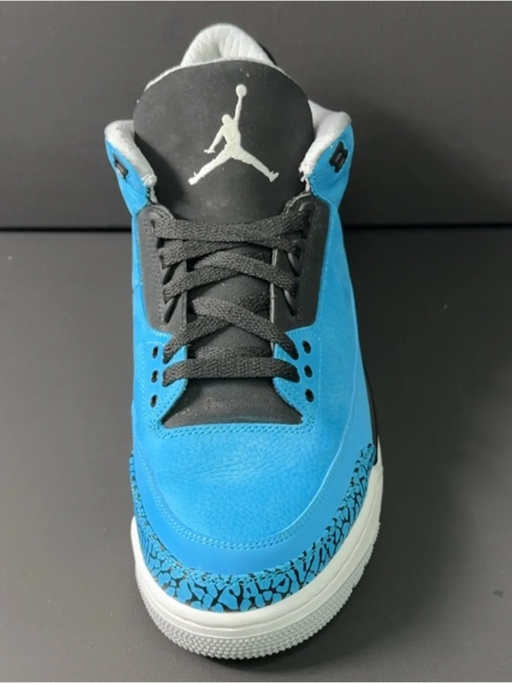 NIKE AIR JORDAN 3 RETRO POWDER BLUE SIZE 10 SNEAKERS 136064 406